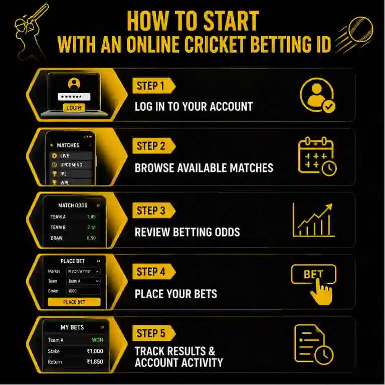 online cricket id